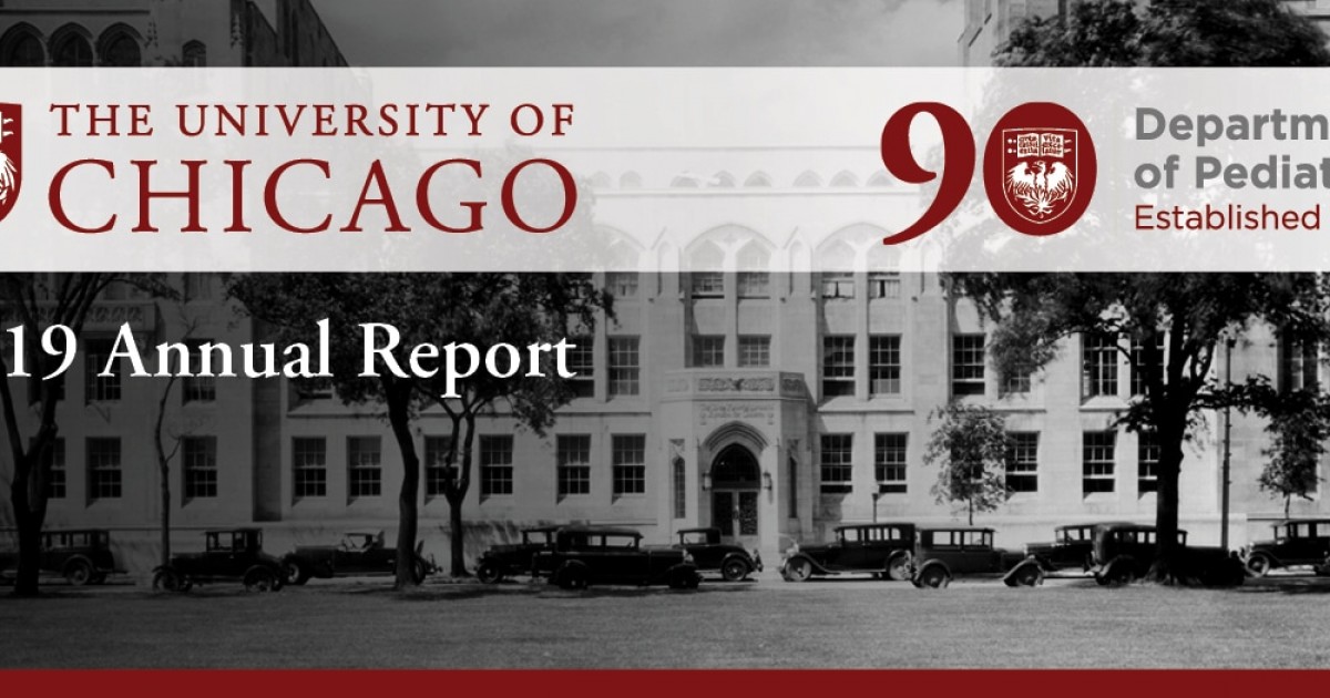  Department of Pediatrics The University of Chicago
